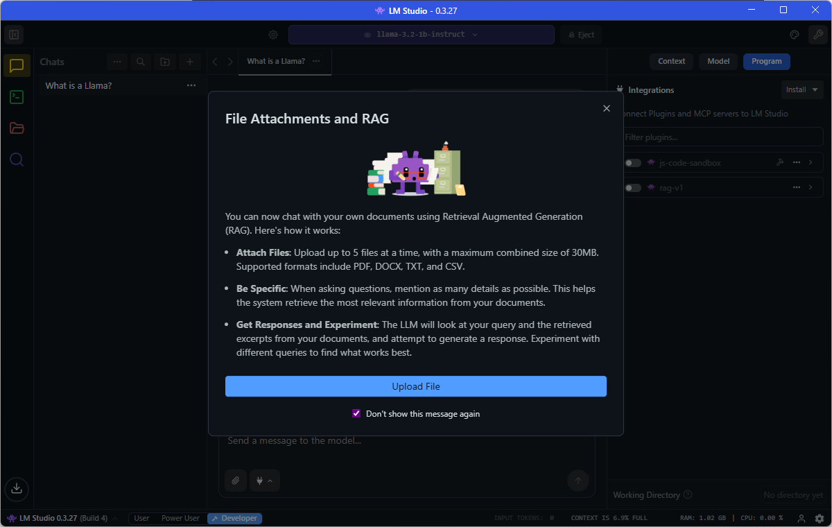 LM Studio RAG